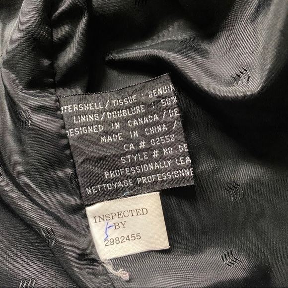 Danier Leather Black Button closure Women's Jacket - Picture 9 of 14